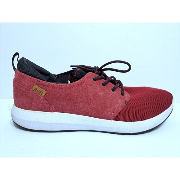 Reef Cruiser Sneakers Men\'s Size 11 Red White Low Top Lace Up Shoes Sneakers main image 4